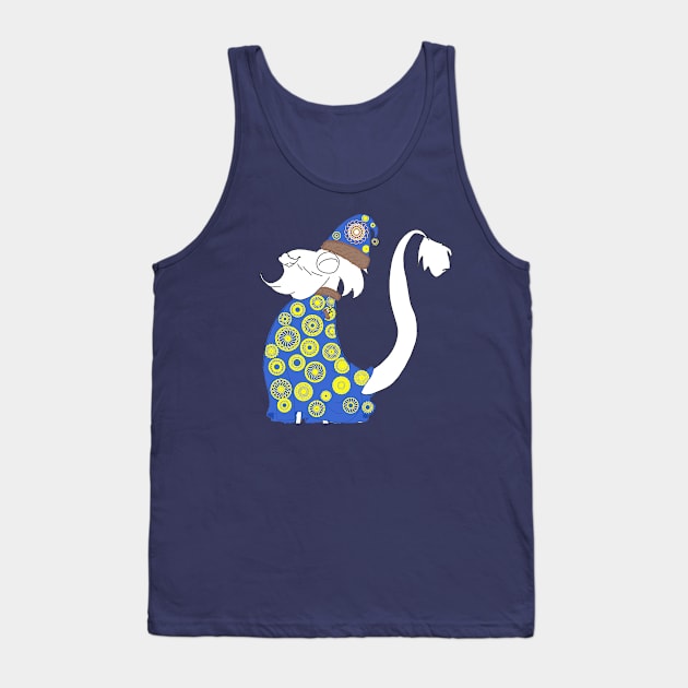 Wizard Dinosaur Tank Top by MesozoicArt